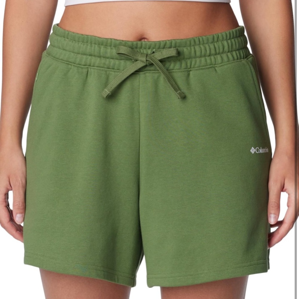 NWT 2X Columbia Shorts Trek French Terry Short Omni Shade Canteen Army Green 2XL